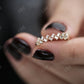 0.32CTW Baguette Shape Natural Diamond Antique Prong Band  customdiamjewel   