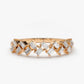 0.32CTW Baguette Shape Natural Diamond Antique Prong Band  customdiamjewel 10KT Rose Gold VVS-EF