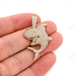 2.60CTW Shark Hip Hop Pendant  customdiamjewel   