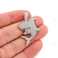 2.60CTW Shark Hip Hop Pendant  customdiamjewel   