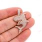 2.60CTW Shark Hip Hop Pendant  customdiamjewel   