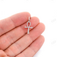 0.25CTW Mini Graduated Ankh Pendant  customdiamjewel   