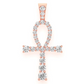 0.25CTW Mini Graduated Ankh Pendant  customdiamjewel   