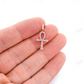 0.25CTW Mini Graduated Ankh Pendant  customdiamjewel   