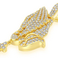 1.50CTW Rosary Praying Hands Diamond Pendant  customdiamjewel   