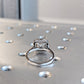 Classic Cushion Cut Moissanite Engagement Ring  customdiamjewel   
