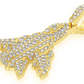 1.25CTW Hip Hop Diamond Jet Pendant  customdiamjewel   