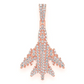 1.25CTW Hip Hop Diamond Jet Pendant  customdiamjewel   