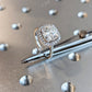Classic Cushion Cut Moissanite Engagement Ring  customdiamjewel   