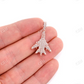 1.25CTW Hip Hop Diamond Jet Pendant  customdiamjewel   