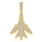 1.25CTW Hip Hop Diamond Jet Pendant  customdiamjewel   