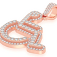 2.60CTW Large Layered Wheelchair Hip Hop Pendant  customdiamjewel   