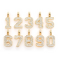 Custom 0.35CTW Jersey Number Pendant  customdiamjewel   