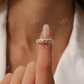 0.90CTW Chunky Lab Grown Diamond Wedding Band  customdiamjewel   
