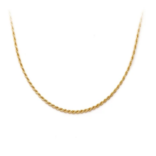 Gold Plated Rope 14K Bracelet For Women  customdiamjewel   
