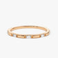 0.15CTW East West Baguette Cut Natural Diamond Minimalist Band  customdiamjewel 10KT Rose Gold VVS-EF
