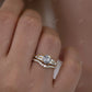 Curved 0.23CTW Natural Diamond Wedding Band  customdiamjewel   