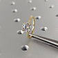 Vintage Round White Gold Micro Pave Engraved Moissanite Engagement Ring  customdiamjewel   