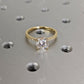 Vintage Round White Gold Micro Pave Engraved Moissanite Engagement Ring  customdiamjewel   