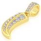 0.25CTW Roman Claw Hip Hop Pendant  customdiamjewel   