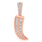 0.25CTW Roman Claw Hip Hop Pendant  customdiamjewel   