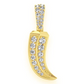 0.25CTW Roman Claw Hip Hop Pendant  customdiamjewel   