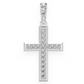 0.33CTW One Row Angled Cross Pendant  customdiamjewel   