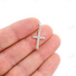 0.33CTW One Row Angled Cross Pendant  customdiamjewel   