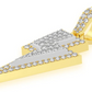 1.25CTW Blast Lightning Bolt Pendant  customdiamjewel   