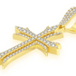 3.75CTW Large Deco Cross Pendant  customdiamjewel   