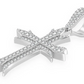 3.75CTW Large Deco Cross Pendant  customdiamjewel   