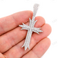 3.75CTW Large Deco Cross Pendant  customdiamjewel   