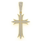 3.75CTW Large Deco Cross Pendant  customdiamjewel   
