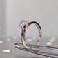 Brilliant Round Moissanite Solitaire Engagement Ring  customdiamjewel   