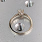 Brilliant Round Moissanite Solitaire Engagement Ring  customdiamjewel   