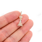 0.75CTW Queen Chess Piece Hip Hop Pendant  customdiamjewel   