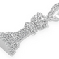 0.75CTW Queen Chess Piece Hip Hop Pendant  customdiamjewel   