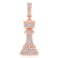 0.75CTW Queen Chess Piece Hip Hop Pendant  customdiamjewel   