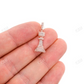 0.75CTW Queen Chess Piece Hip Hop Pendant  customdiamjewel   