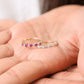 0.59CTW Antique Natural Diamond Cluster Wedding Band  customdiamjewel   