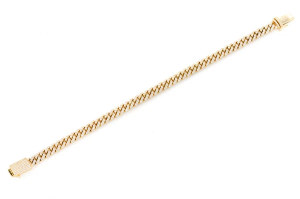 Moissanite Diamond Cuban Bracelet For Men  customdiamjewel   