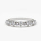 0.59CTW Antique Natural Diamond Cluster Wedding Band  customdiamjewel 10KT White Gold VVS-EF