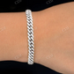Moissanite Diamond Cuban Bracelet For Men  customdiamjewel   