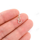 0.20CTW Painter Letter E Pendant  customdiamjewel   