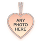 1.25CTW Heart Photo Pendant  customdiamjewel   