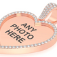 1.25CTW Heart Photo Pendant  customdiamjewel   