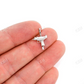 Solid K Uzi Gun Pendant  customdiamjewel   