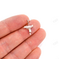 Solid K Uzi Gun Pendant  customdiamjewel   