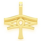 Solid Eye Of Ra Ankh Pendant  customdiamjewel   