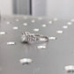 Vintage Art Deco White Gold Moissanite Wedding Ring  customdiamjewel   